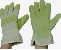Arbeitshandschuh - Arbeitsschutzhandschuh,  Uni-Handschuh TOP, beige, Stulpe, Rindspaltlederoptik